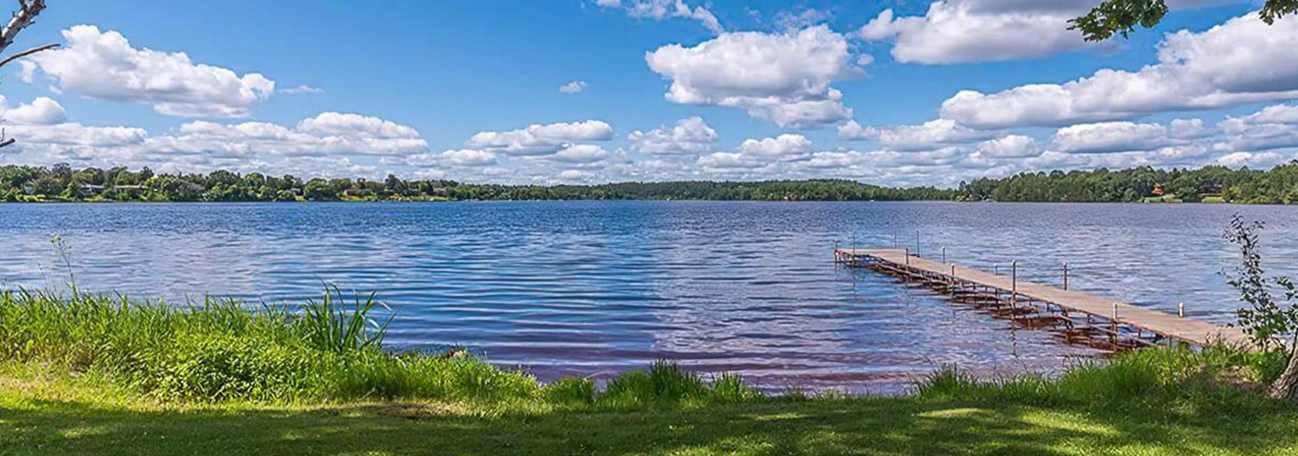 view of a sprawling lake